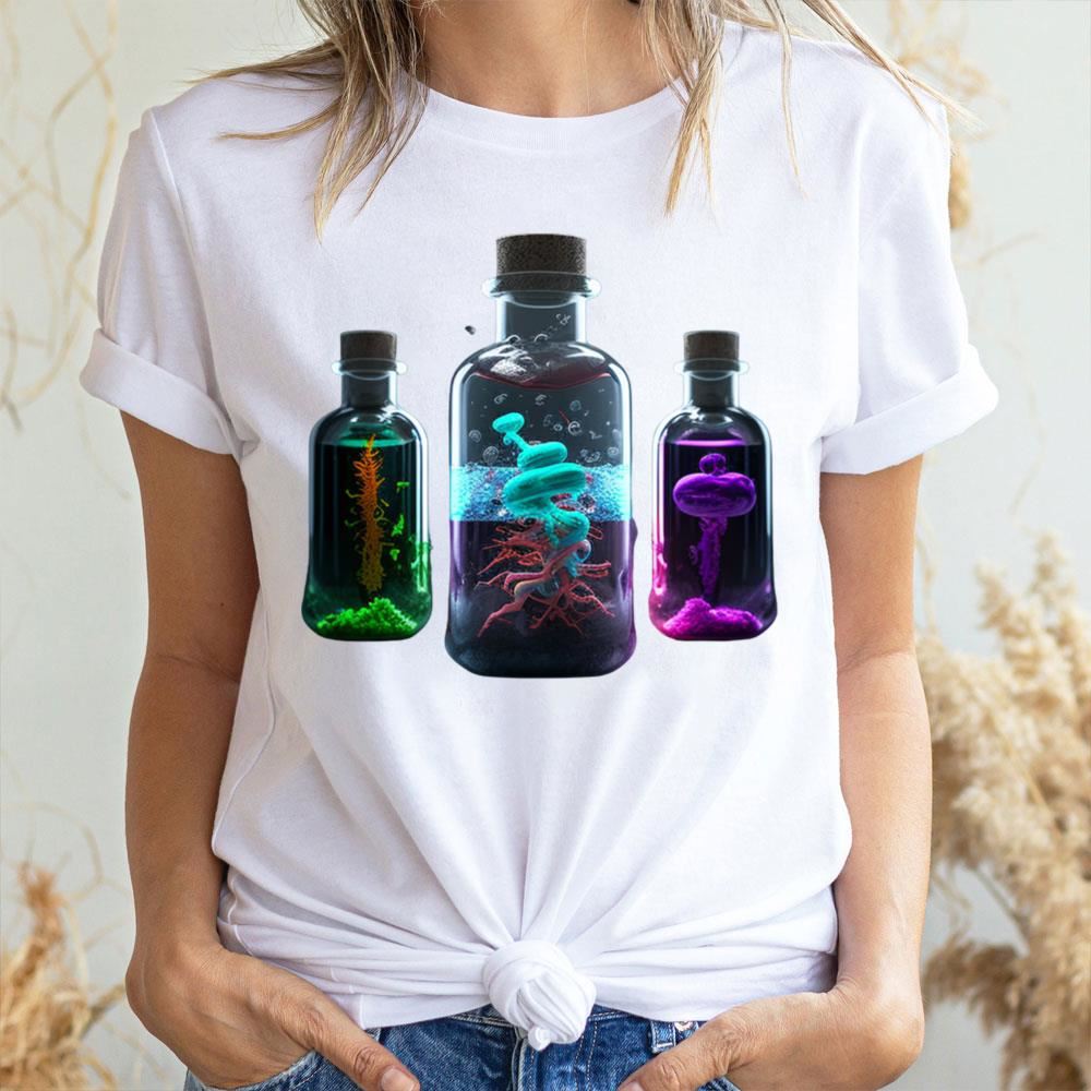 Realistic Colorful Ghost Bacteria Awesome Shirts